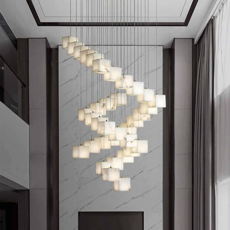 Dorvalyn B | Alabaster Cluster Chandelier - Detail View #3 | HomeCartel