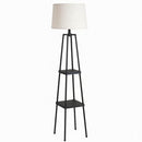 Luvienne | Integrated Shelf Floor Lamp