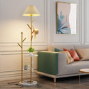 Isendra A | Integrated Shelf Floor Lamp
