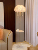 Invelle | Integrated Shelf Floor Lamp