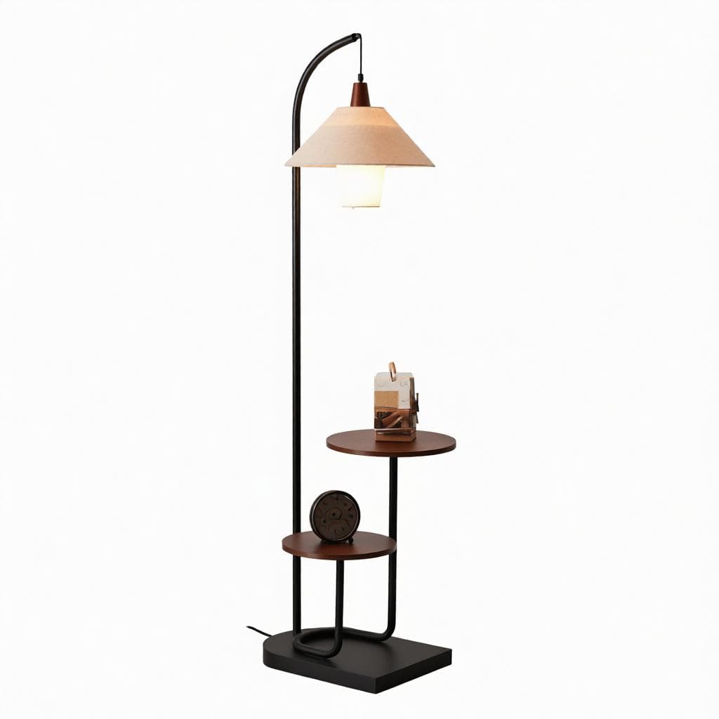 Yalviera | Integrated Shelf Floor Lamp - Detail View #10 | HomeCartel