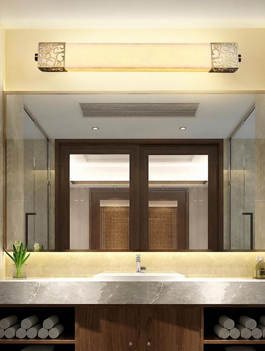 Celara A | Marble Bathroom Light - Detail View #3 | HomeCartel