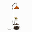 Gressyn C | Integrated Shelf Floor Lamp