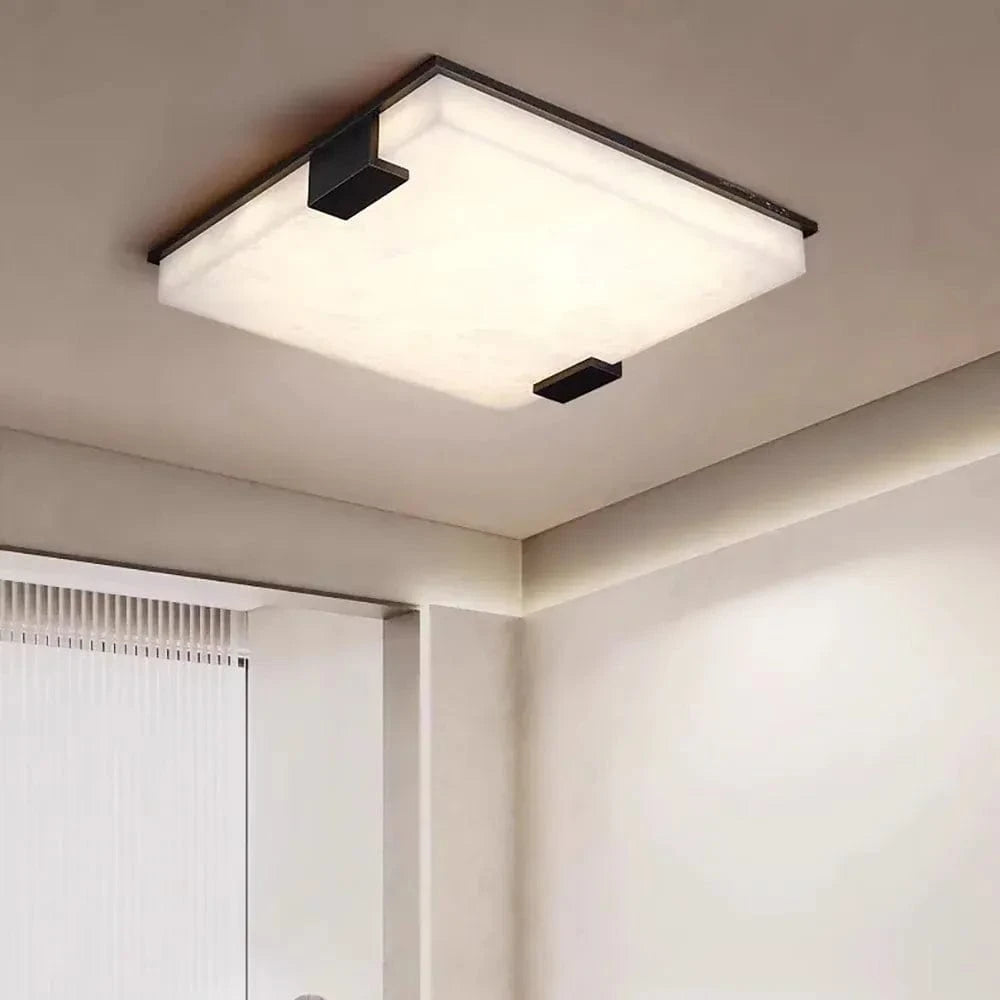 Endira | Alabaster Ceiling Mounted Light - Detail View #2 | HomeCartel