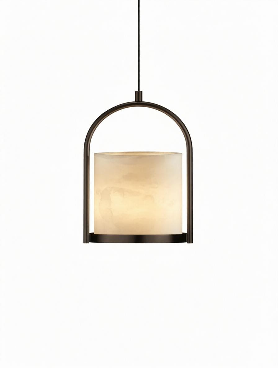 Prynelel | Alabaster Pendant Light - Detail View #3 | HomeCartel