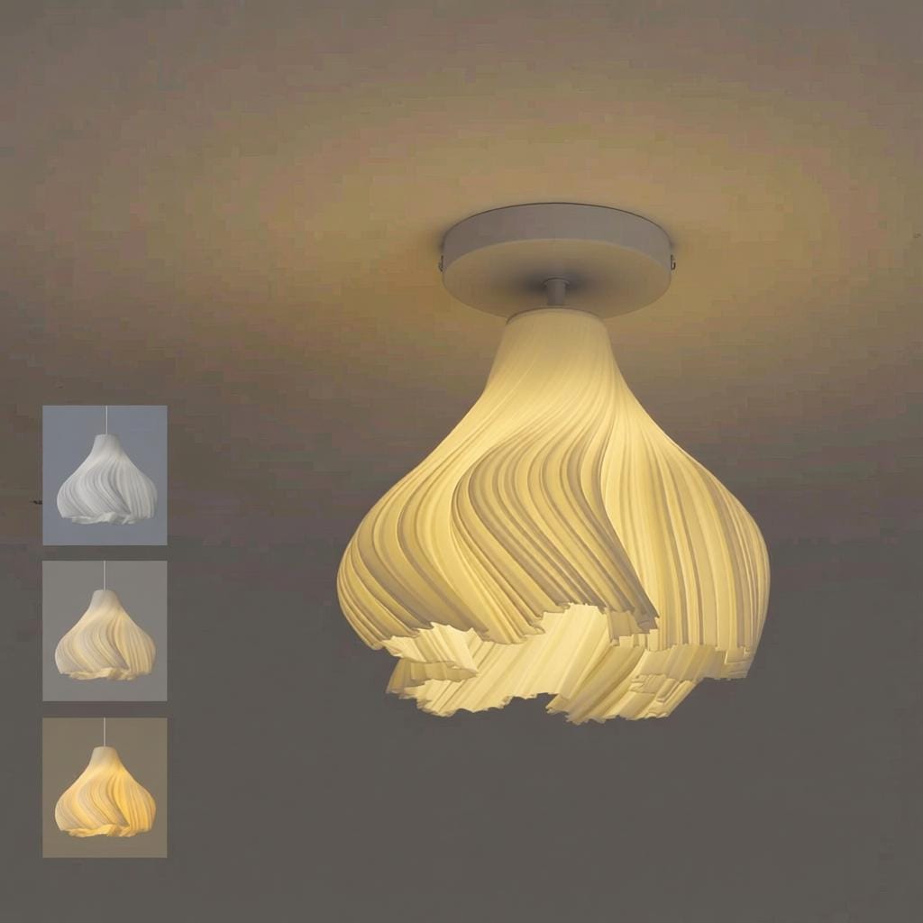Halvern | Semi Flush Mounted Light - Detail View #2 | HomeCartel