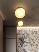 Prydrinen Deux | Alabaster Ceiling Mounted Light