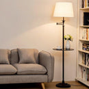 Alenyra | Integrated Shelf Floor Lamp