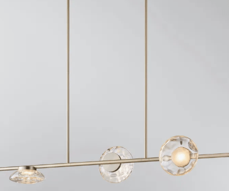 Haldane | Glass Modern LED Chandelier