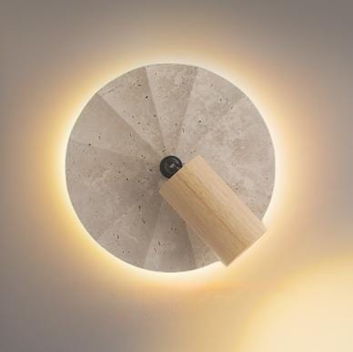 Arlinne Une | Travertine Wall Light - Home Cartel ®