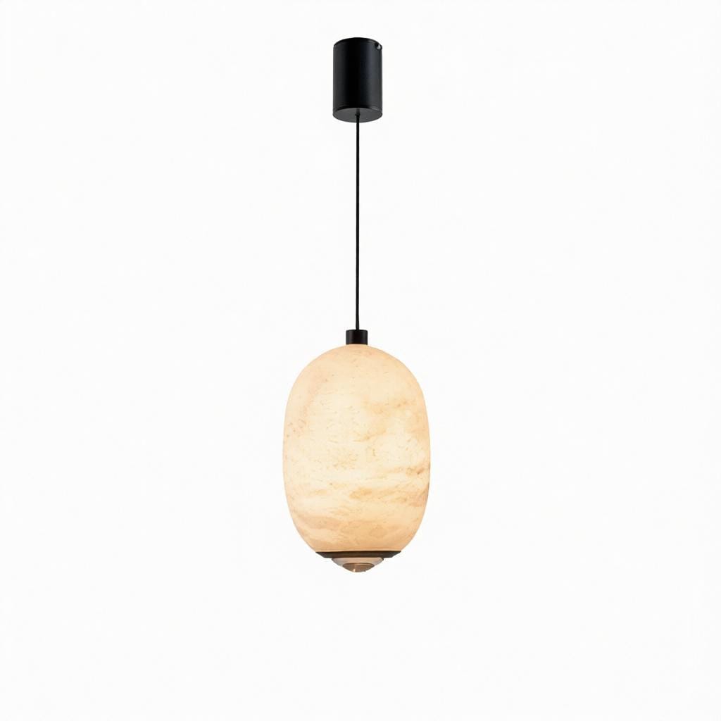 Uelara | Alabaster Pendant Light - Detail View #5 | HomeCartel