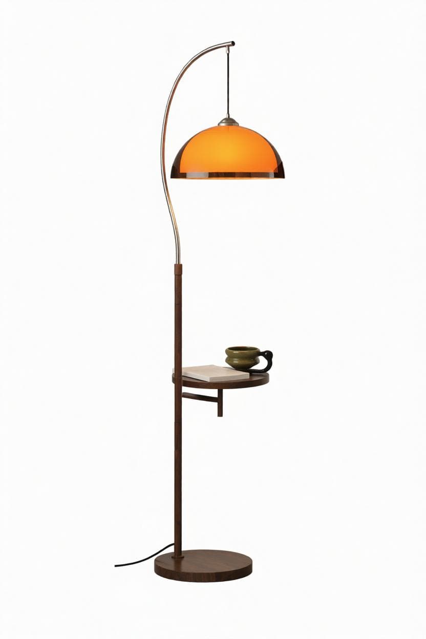 Halynae | Integrated Shelf Floor Lamp - Detail View #5 | HomeCartel