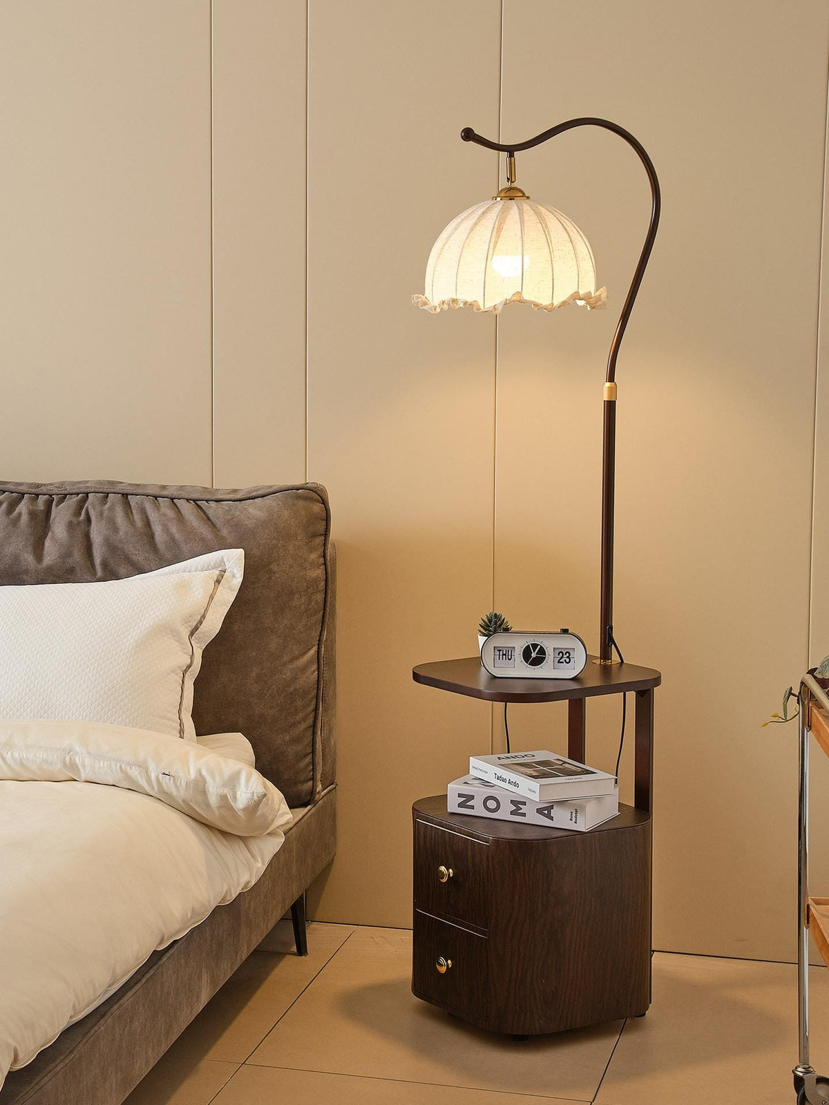 Glanora | Integrated Shelf Floor Lamp - Detail View #2 | HomeCartel