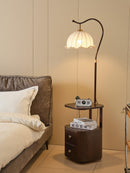 Glanora | Integrated Shelf Floor Lamp