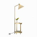 Jorevia | Integrated Shelf Floor Lamp