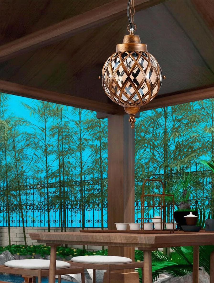 Kaenlyra Une | Outdoor Pendant Light - Detail View #4 | HomeCartel