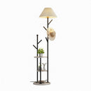 Isendra A | Integrated Shelf Floor Lamp