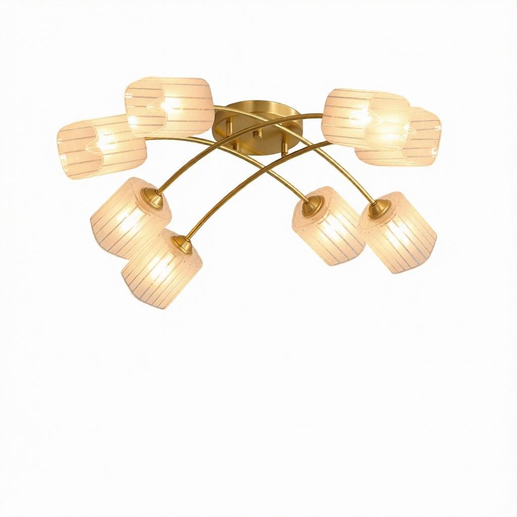 Vierris | Semi Flush Mounted Light