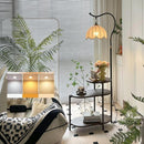 Kelvetha | Integrated Shelf Floor Lamp