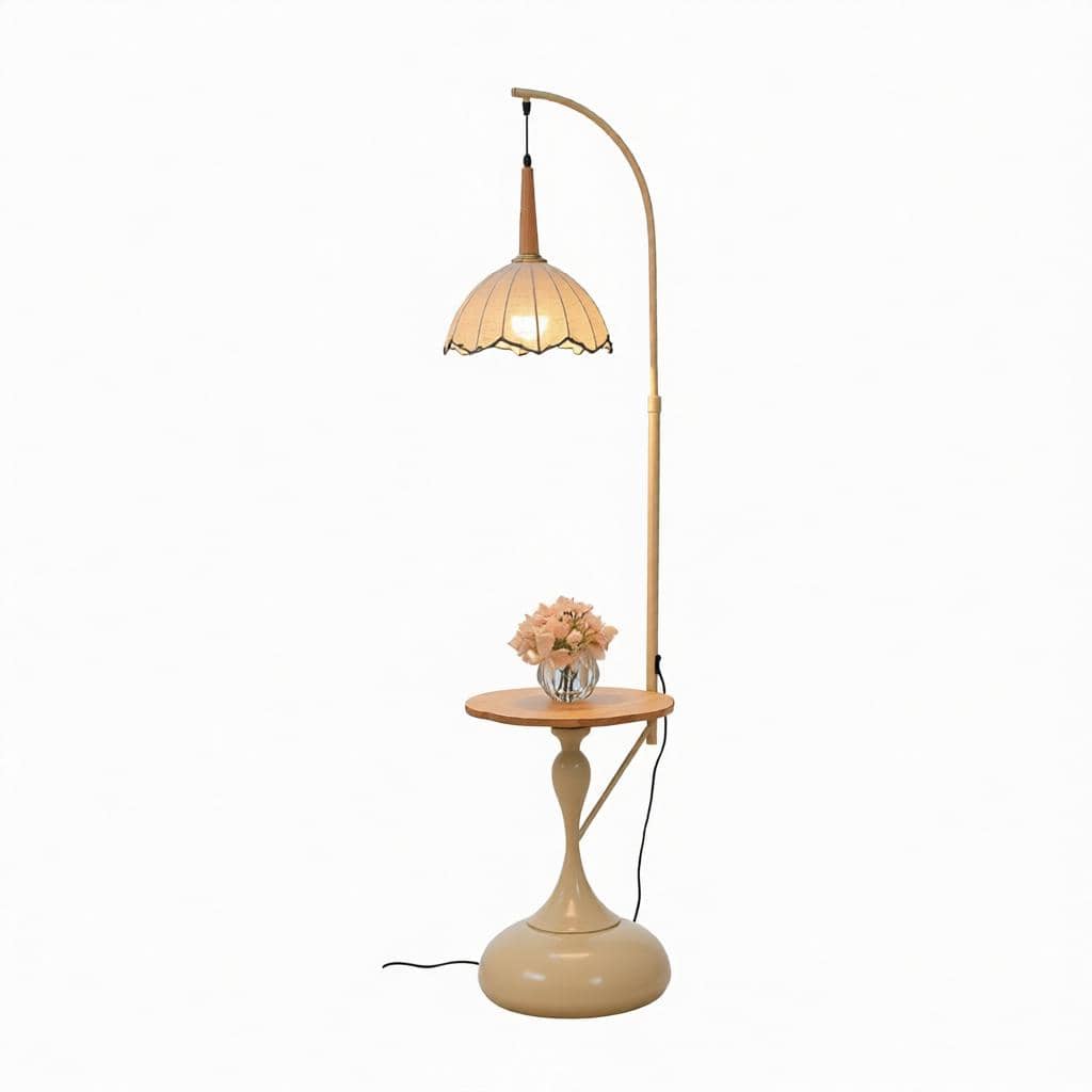 Halvessa | Integrated Shelf Floor Lamp