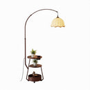Zaenira | Integrated Shelf Floor Lamp