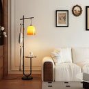 Qesthera | Integrated Shelf Floor Lamp