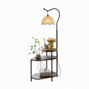 Kelvetha | Integrated Shelf Floor Lamp