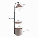 Calenya | Integrated Shelf Floor Lamp