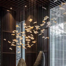 Feuille | Crystal Glass Cluster Chandelier