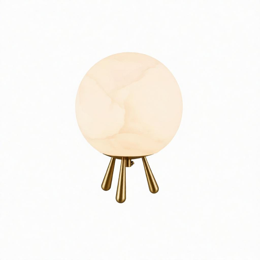 Faelmyrith | Alabaster Table Lamp - Detail View #4 | HomeCartel