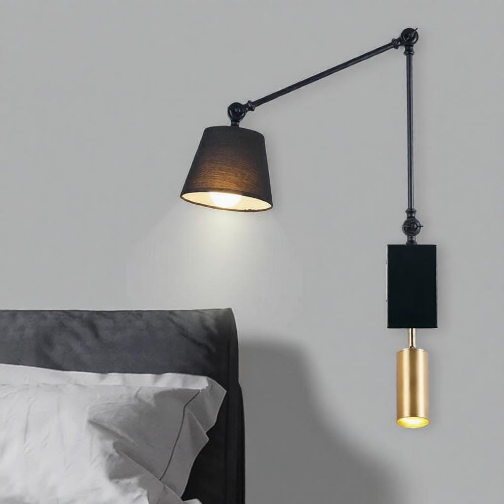 Wynesse Deux | Wall Light Swing Arm - Detail View #3 | HomeCartel