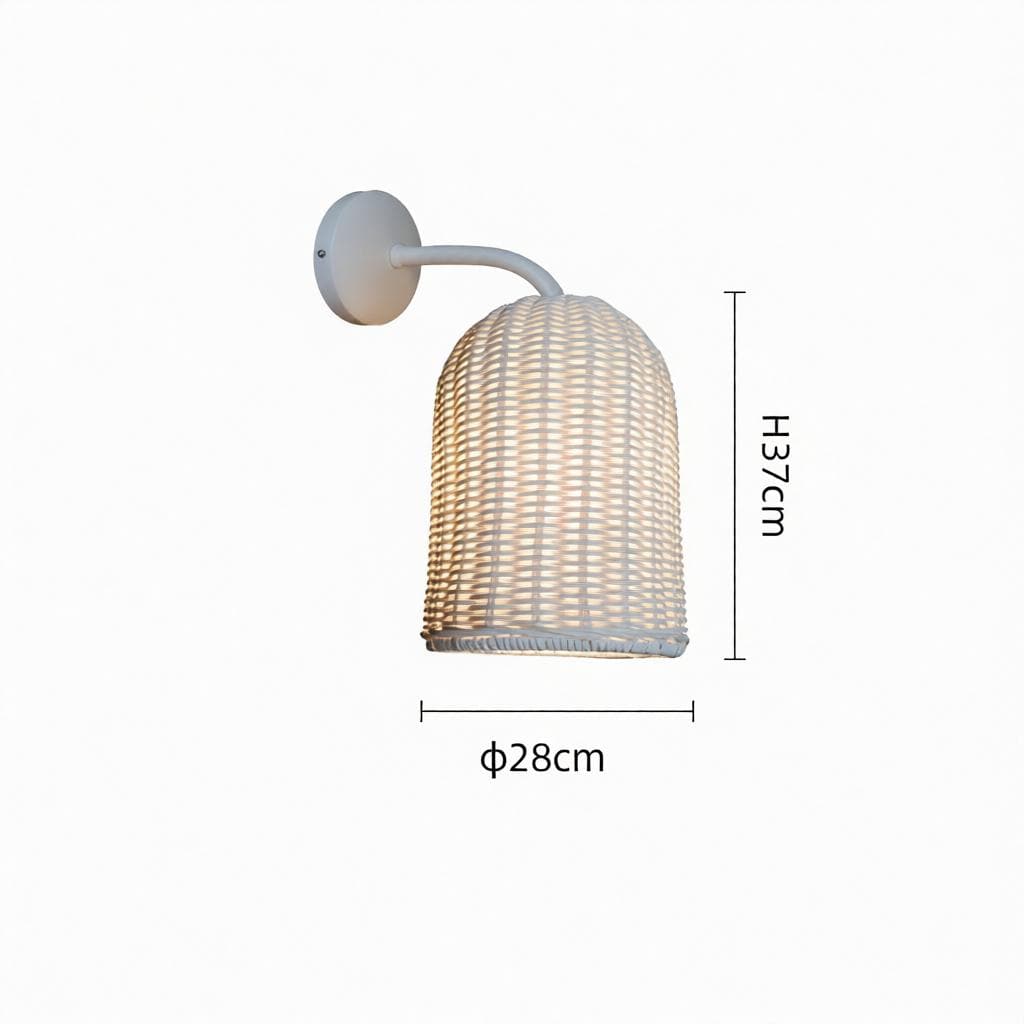 Liora B | Rattan Wall Light - Detail View #5 | HomeCartel