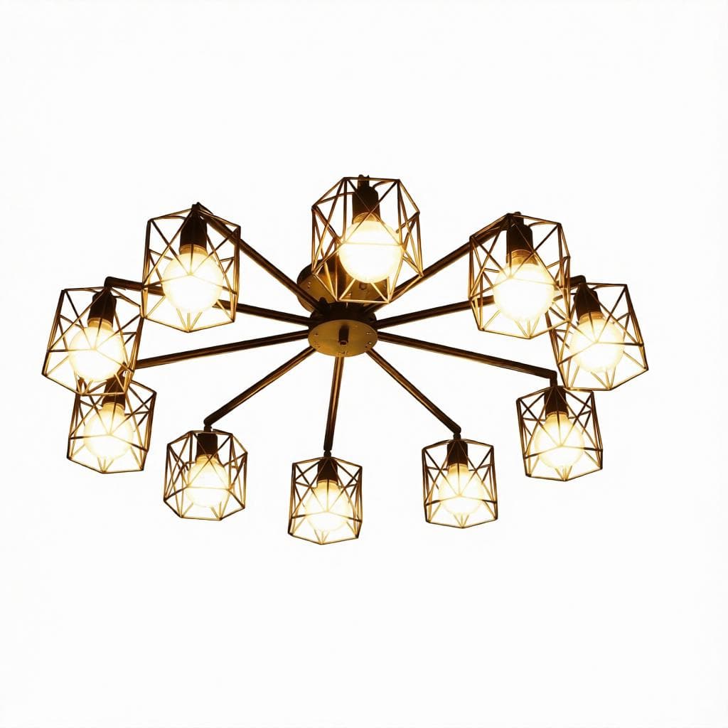 Daelynn B | Semi Flush Mounted Light - Detail View #4 | HomeCartel