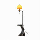 Cresalyn | Integrated Shelf Floor Lamp