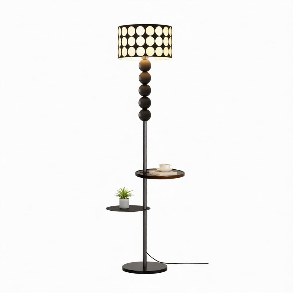 Jyselle | Integrated Shelf Floor Lamp - Detail View #8 | HomeCartel