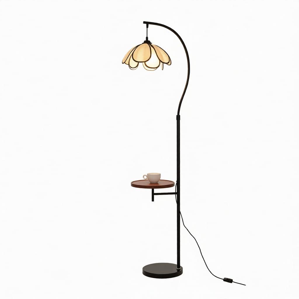 Faylira | Integrated Shelf Floor Lamp - Detail View #10 | HomeCartel
