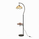 Faylira | Integrated Shelf Floor Lamp