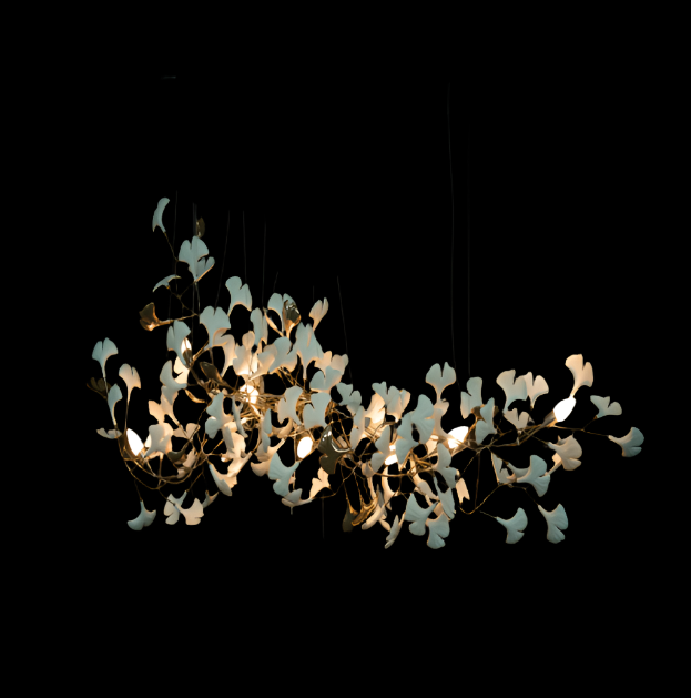 Svana Nouvelle Lin  | Modern Chandelier - Home Cartel ®