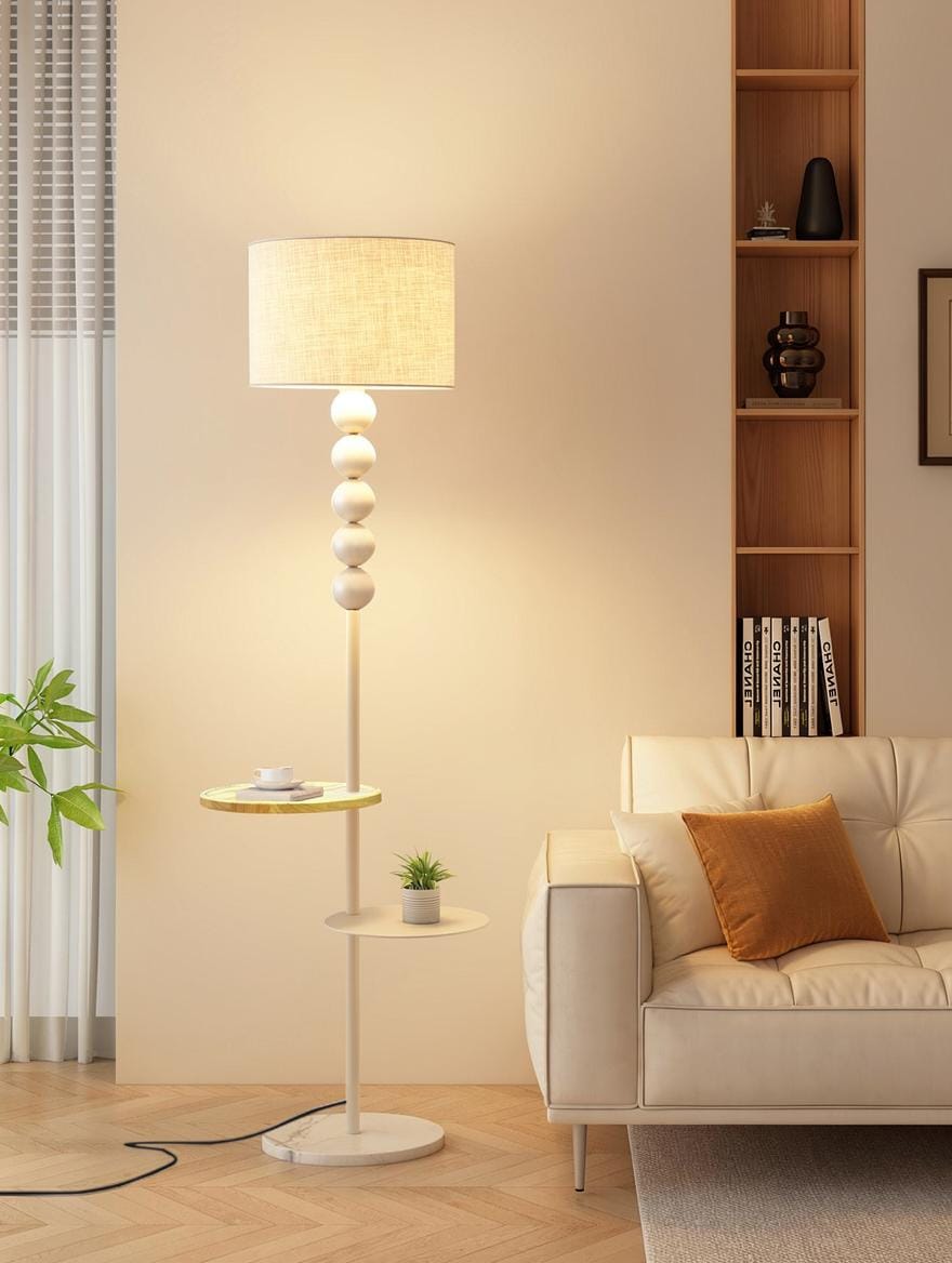 Jyselle | Integrated Shelf Floor Lamp - Detail View #4 | HomeCartel