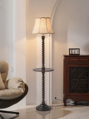 Zurethae | Integrated Shelf Floor Lamp
