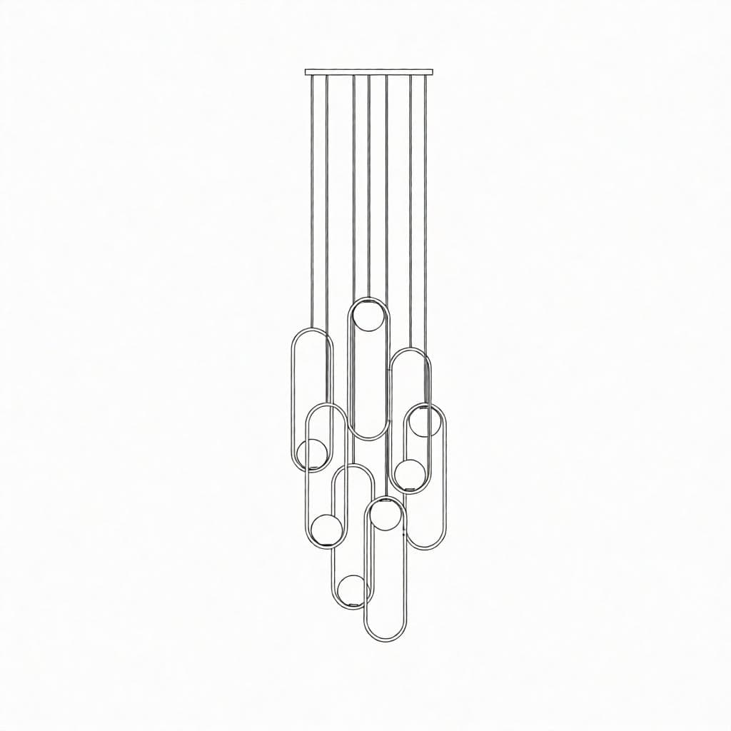 Gliese B | Cluster Chandelier - Detail View #9 | HomeCartel