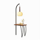 Julethra | Integrated Shelf Floor Lamp