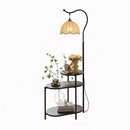 Kelvetha | Integrated Shelf Floor Lamp