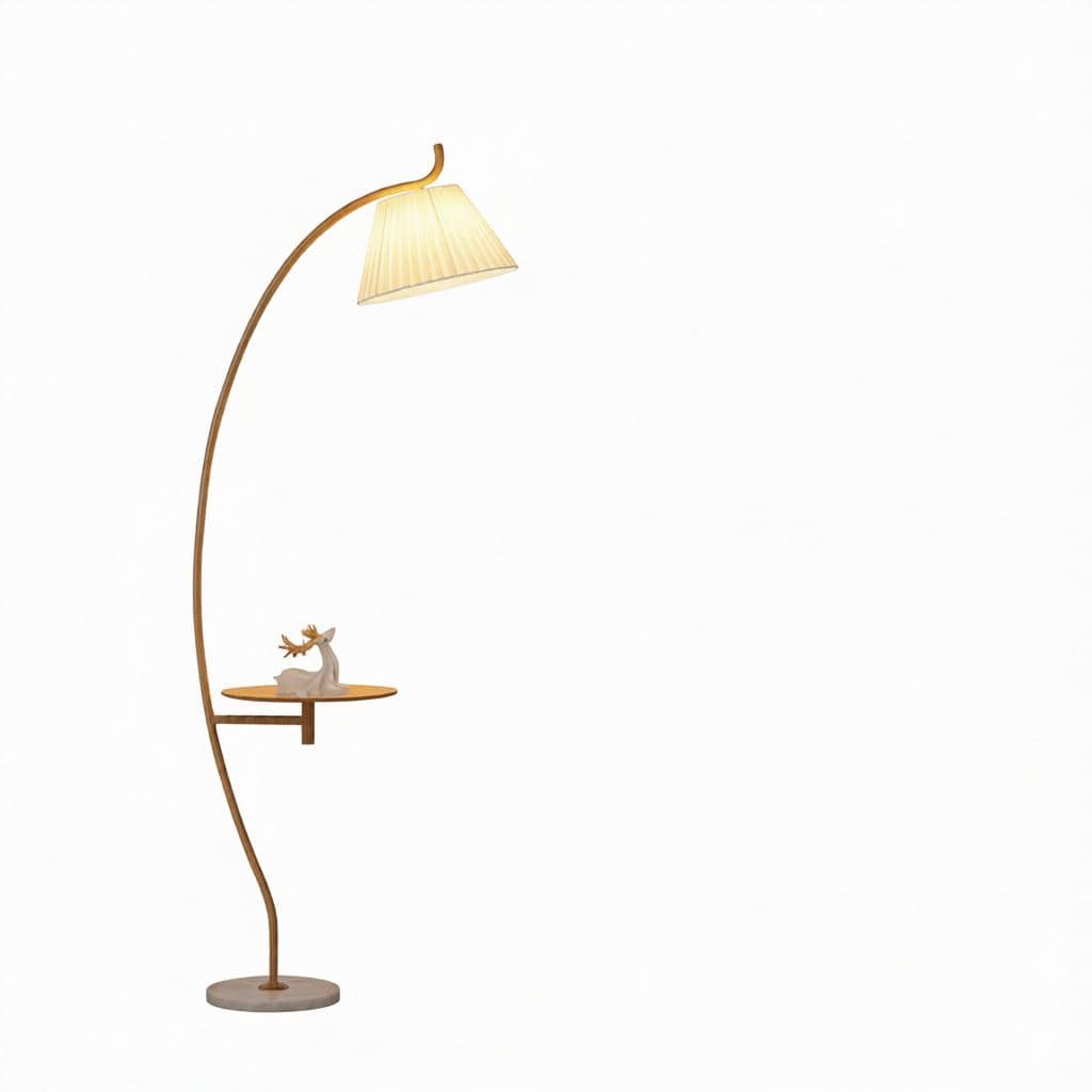 Fenetha | Integrated Shelf Floor Lamp - Modern Floor Lamp | HomeCartel Philippines