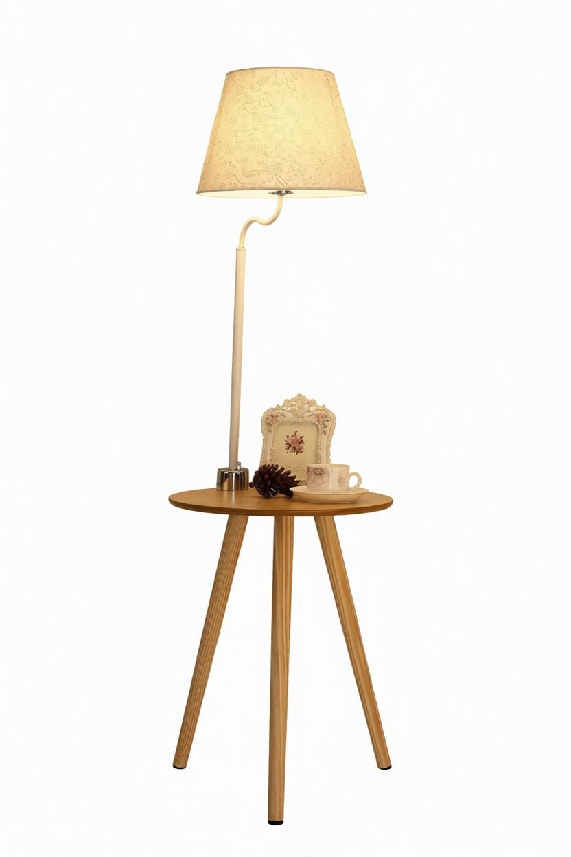 Lirienne | Integrated Shelf Floor Lamp - Modern Floor Lamp | HomeCartel Philippines