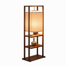 Nalindraok | Integrated Shelf Floor Lamp