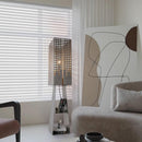 Taelira Une | Integrated Shelf Floor Lamp
