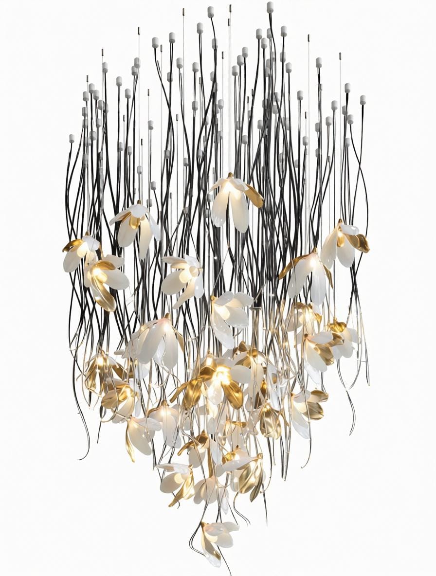 Orlunthe I Cluster Chandelier - Detail View #9 | HomeCartel