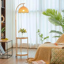 Zynelle A | Integrated Shelf Floor Lamp