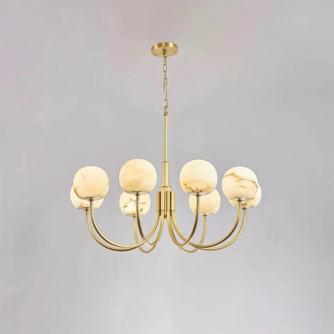 Senvira A | Alabaster Chandelier - Detail View #3 | HomeCartel